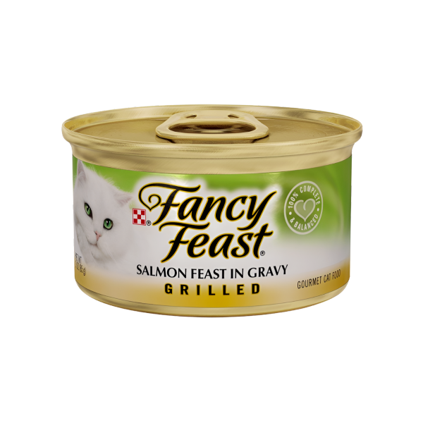 Fancy Feast פנסי פיסט גריל סלמון ברוטב מעדן לחתול