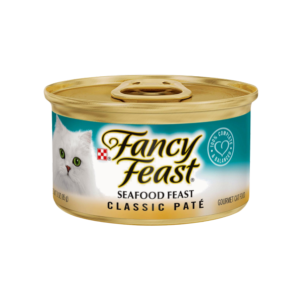 Fancy Feast פנסי פיסט פטה פירות ים מעדן לחתול