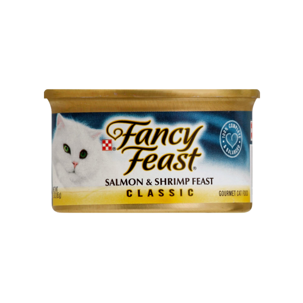 Fancy Feast פנסי פיסט קלאסיק סלמון ושרימפס