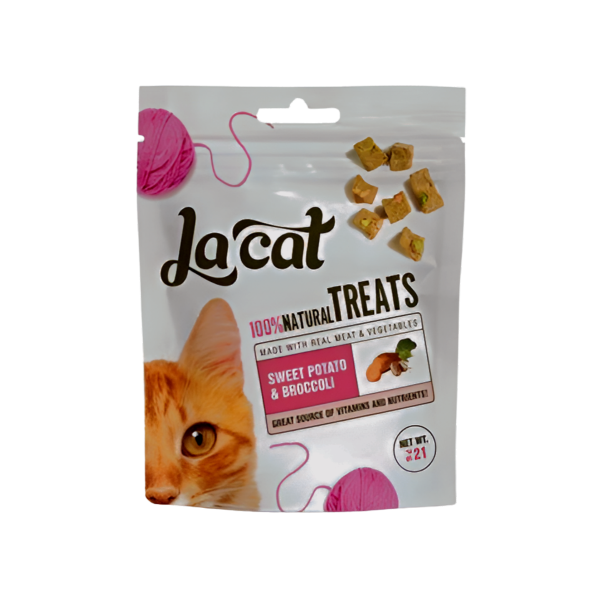 LaCat חטיף לה קאט בטטה וברוקולי לחתולים