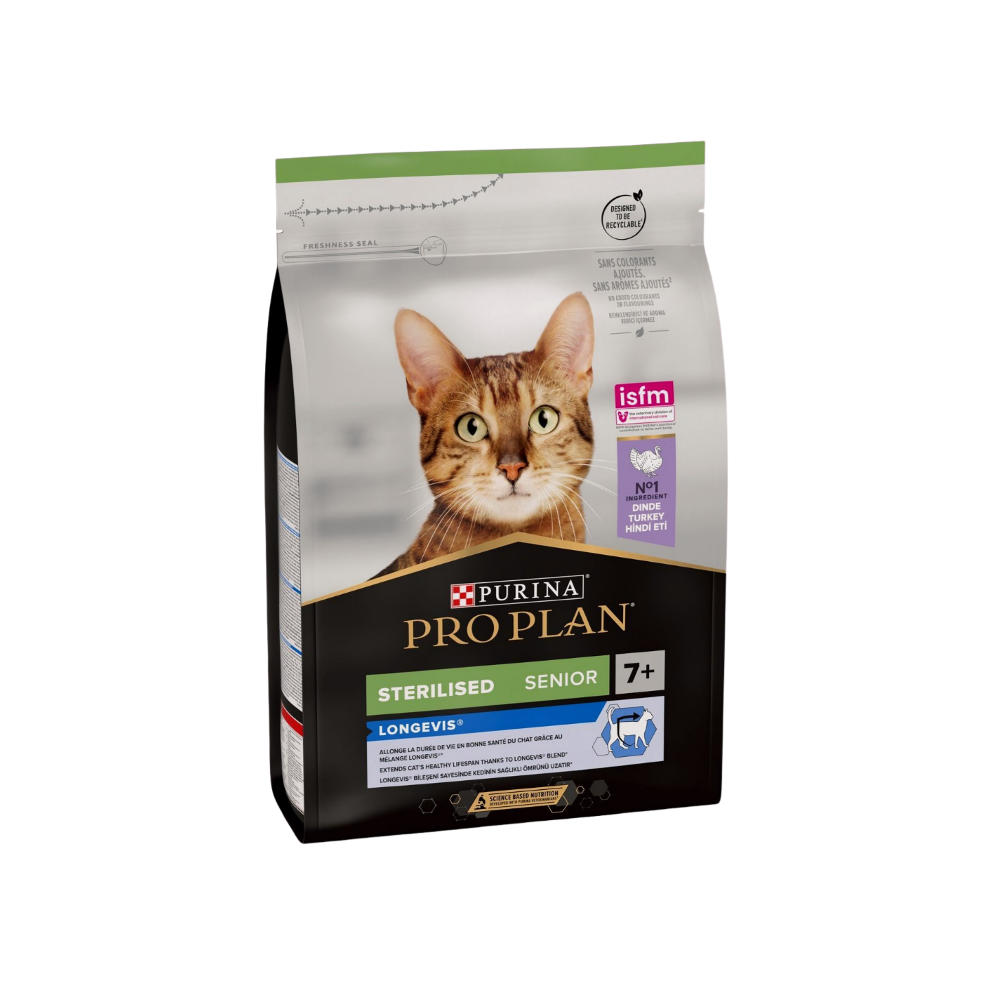 Proplan פרופלאן חתולים סיניור ומסורסים בטעם הודו