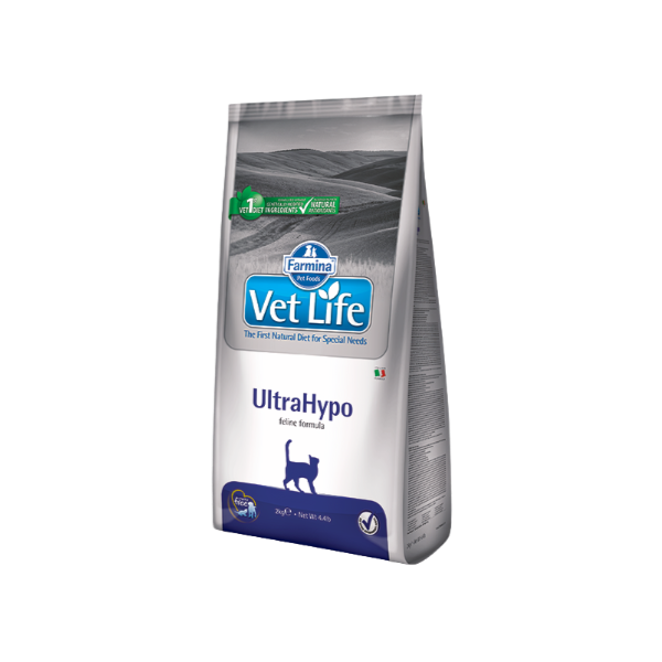 Vetlife ווט לייף אולטרה היפו מזון רפואי לחתול