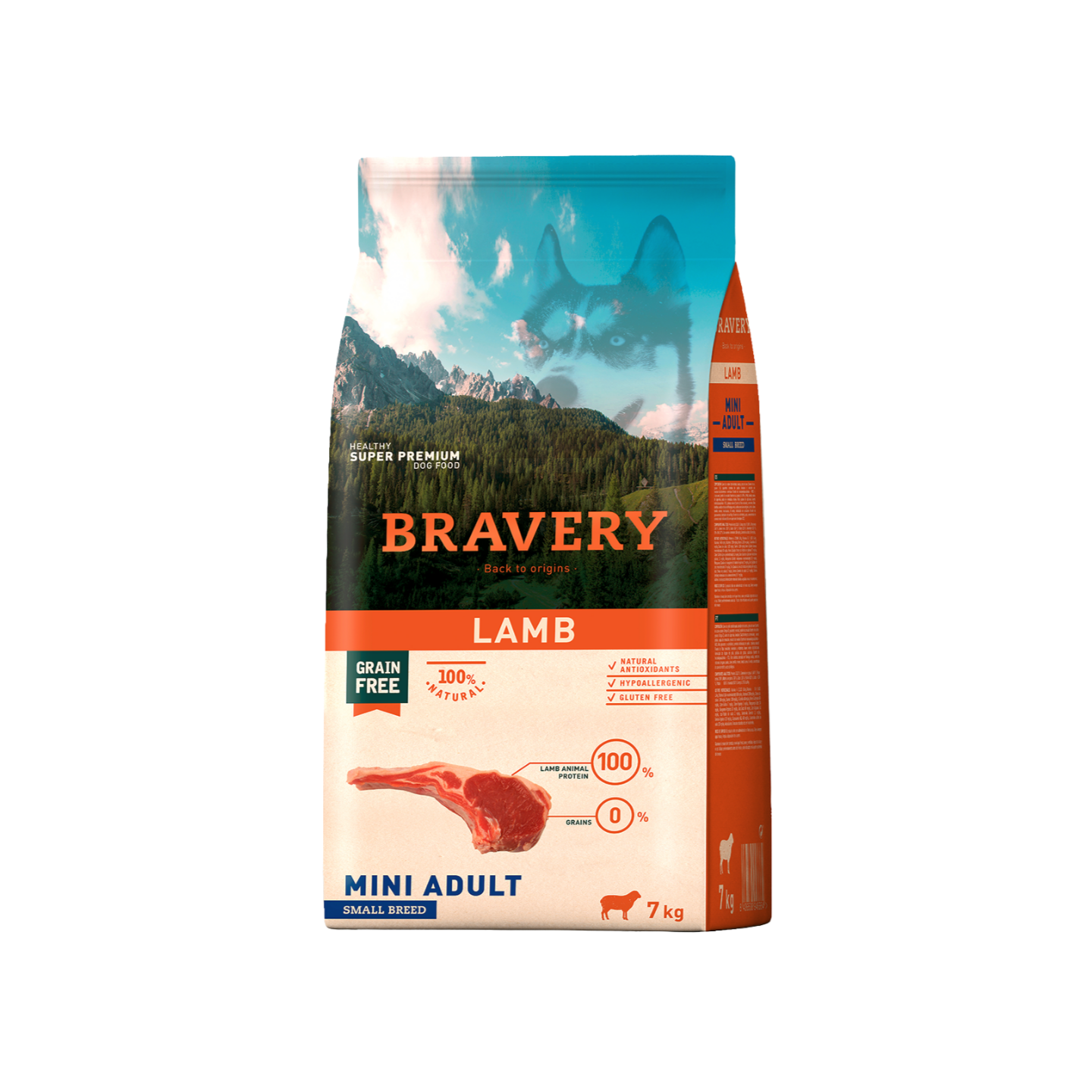 Bravery ברייברי כבש לכלבים בוגרים מגזע קטן