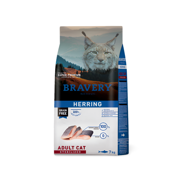 Bravery ברייברי הרינג לחתולים מסורסים