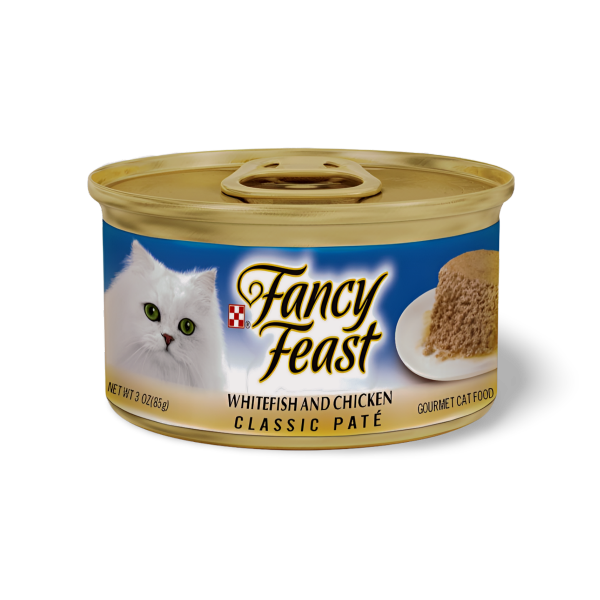 Fancy Feast פנסי פיסט פטה דג לבן ועוף