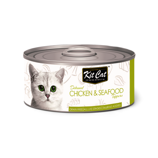 Kit Cat קיט קט שימור עוף ופירות ים דיבון