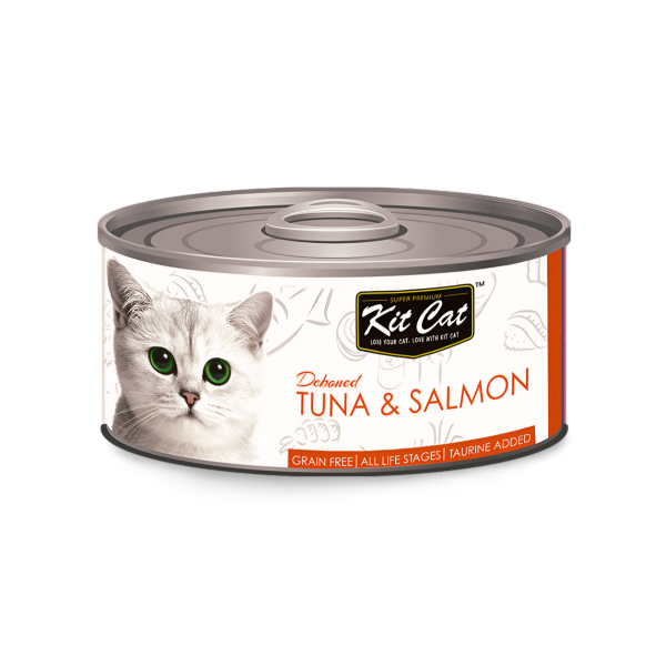 Kit Cat קיט קט שימור טונה וסלמון דיבון
