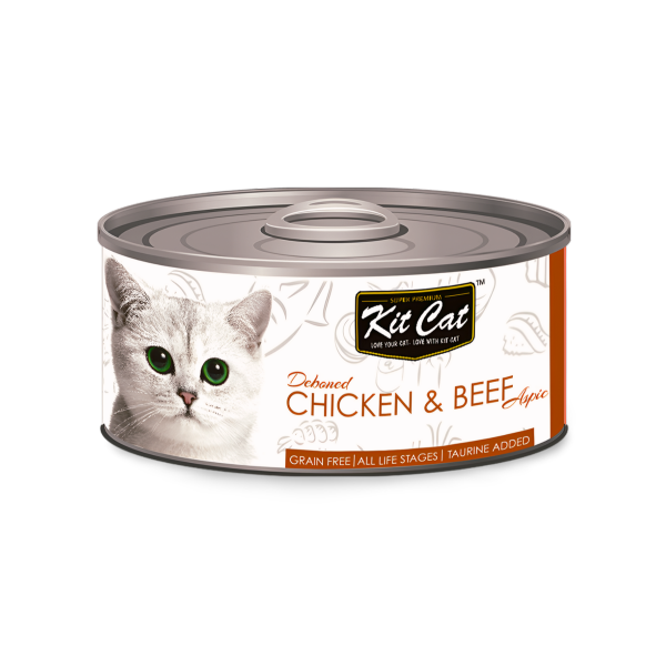 Kit Cat קיט קט שימור עוף ובקר דיבון