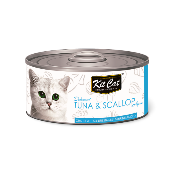 Kit Cat קיט קט שימור טונה וצדפות דיבון