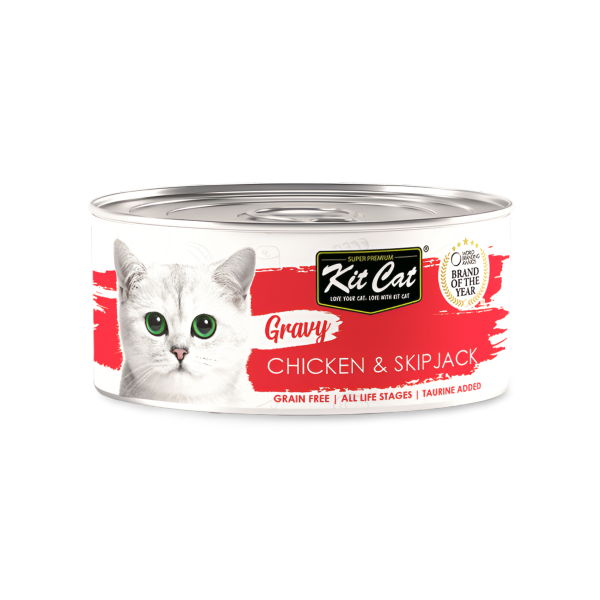 Kit Cat קיט קט שימור עוף וטונה ברוטב