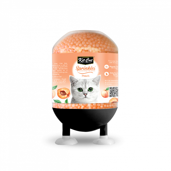 Kit Cat קיט קט ספרינקלס דאודורנט לחול בריח אפרסק