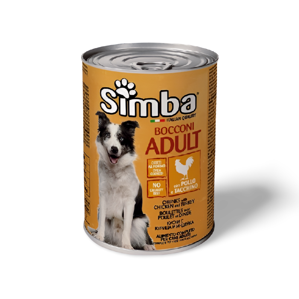 Simba סימבה שימור לכלב בטעם עוף והודו