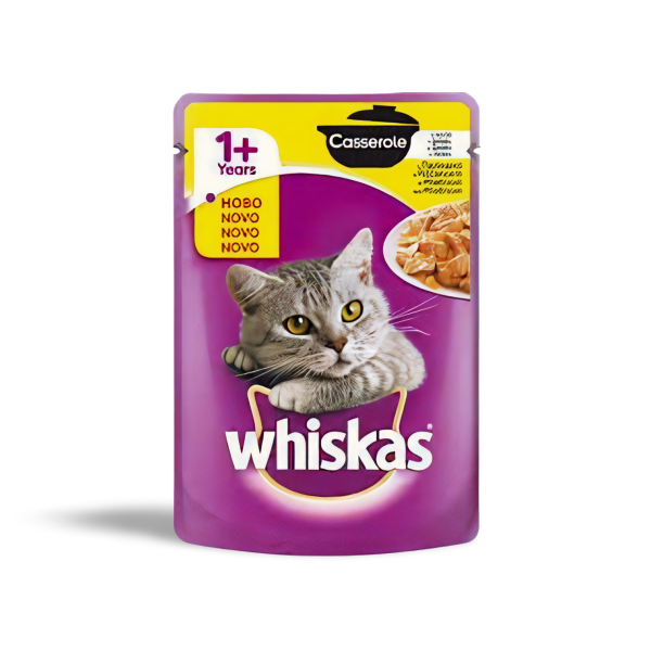 Whiskas וויסקאס פאוצ' בטעם הודו