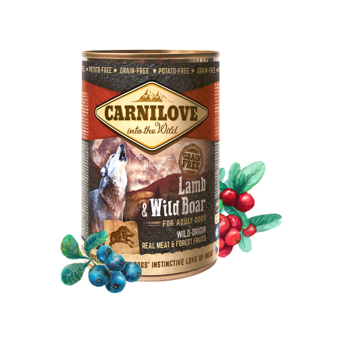Carnilove קרנילאב שימור לכלב בטעם כבש וחזיר בר