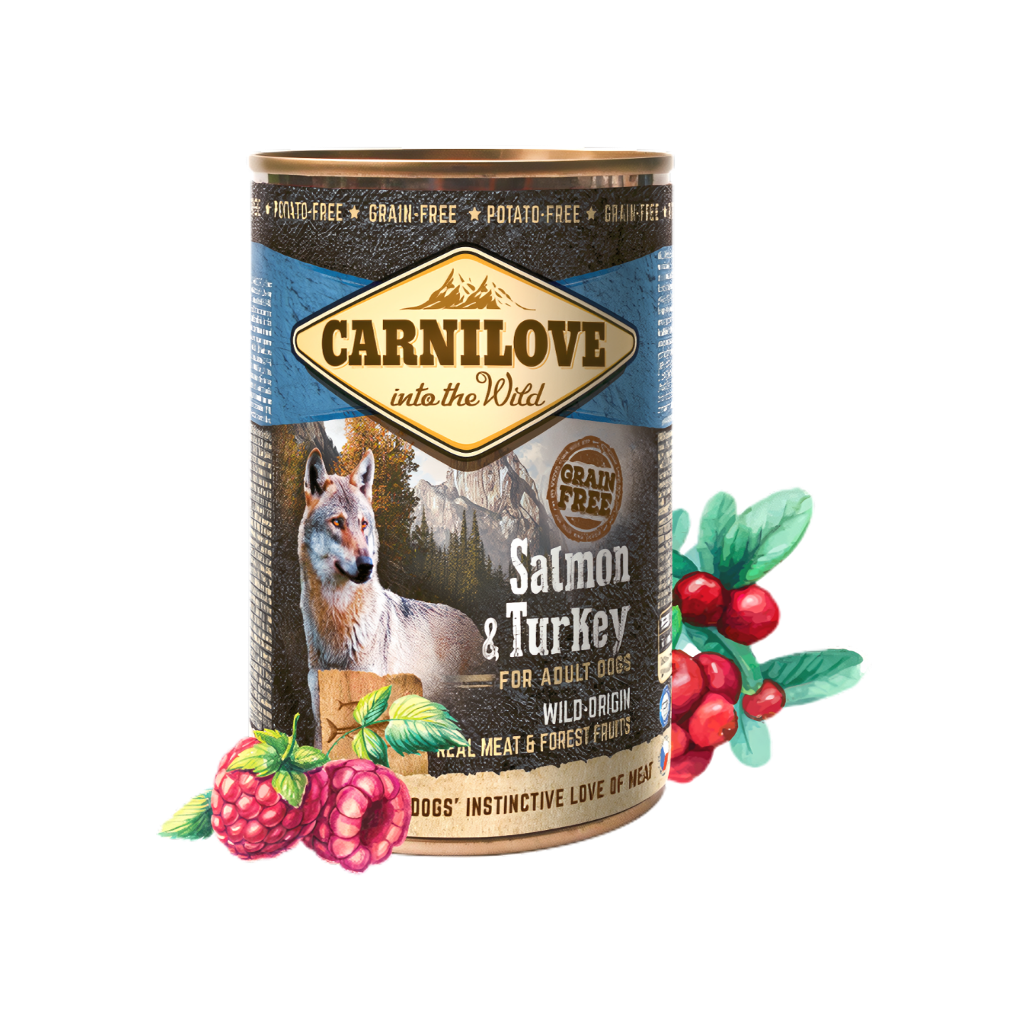 Carnilove קארנילאב שימור לכלב בטעם סלמון והודו