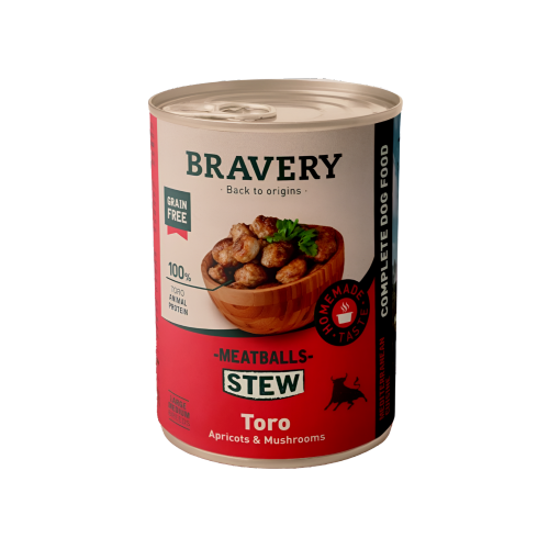 Bravery ברייברי תבשיל שור משמשים ופטריות