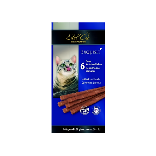 Edel Cat אדל-קט סטיקים בטעם סלמון ופורל