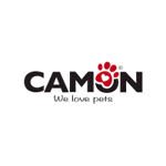 לוגו של "CAMON" עם הדפס כפות אדום המחליף את האות "O". הכותרת "קח הביתה את חיית המחמד שלך" מופיעה למטה.