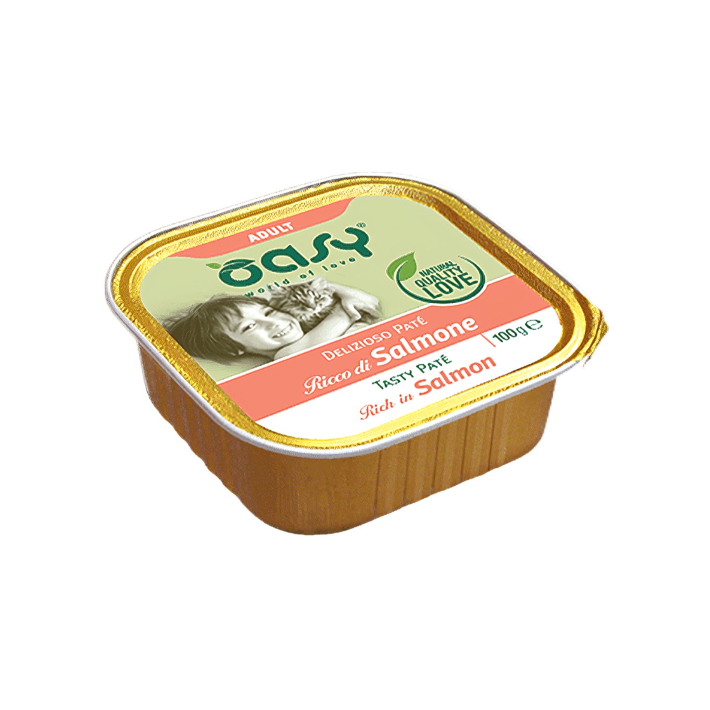 OASY אואסי מעדן פטה סלמון לחתול