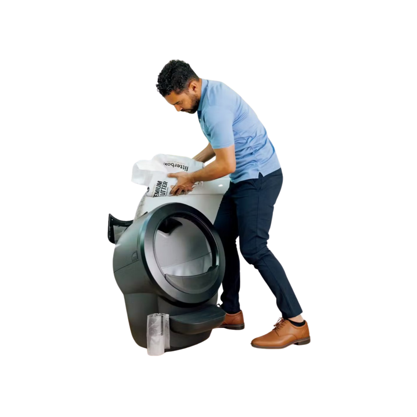 Litter Robot 4 Hopper – ליטר הופר מילוי חול אוטומטי לחתולים
