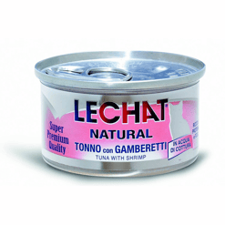 Lechat לה שאט נאטורל מעדן טונה ושרימפס בג'לי לחתול