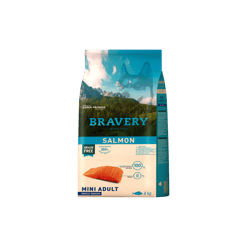 Bravery ברייברי סלמון לכלבים בוגרים מגזע קטן