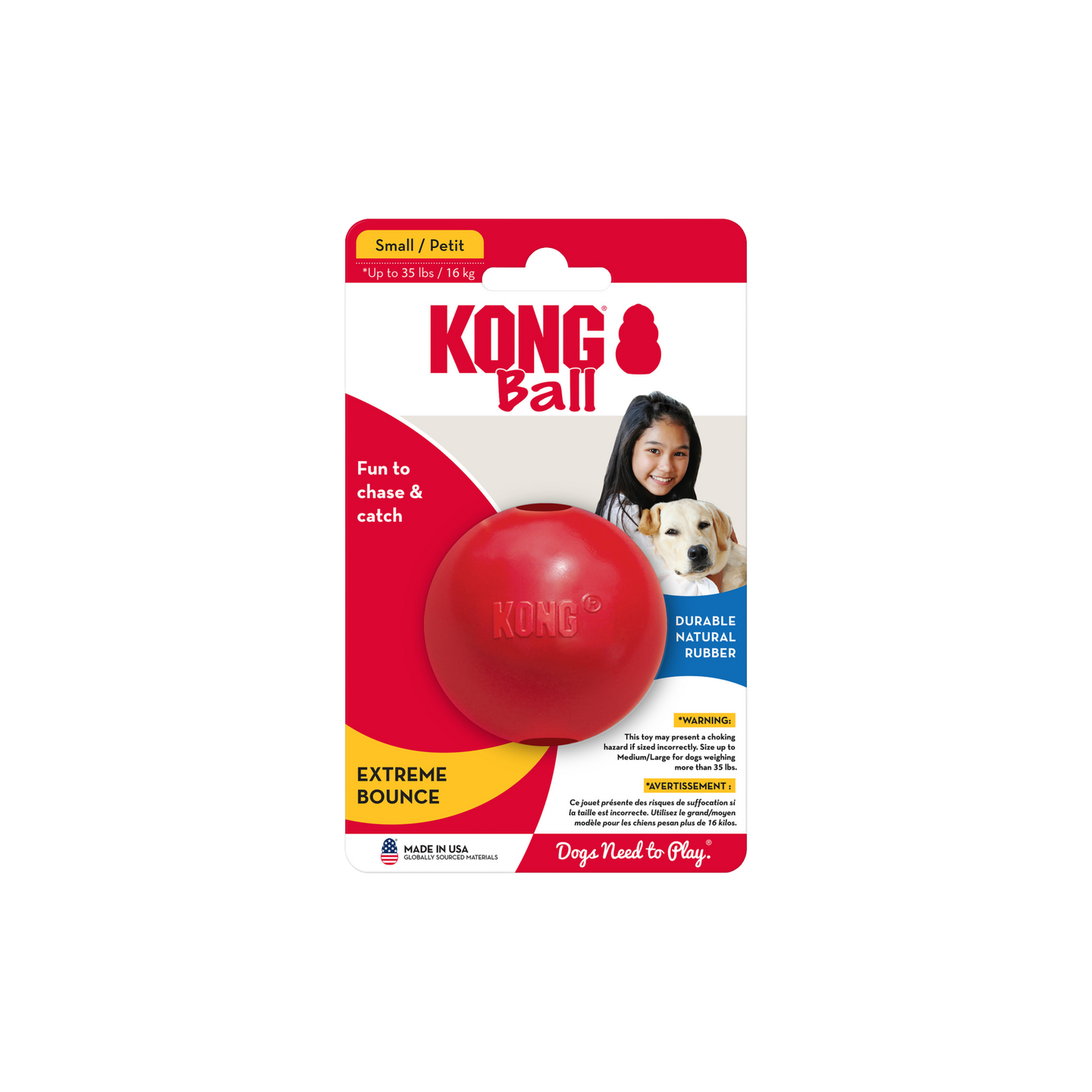KONG קונג בול צעצוע כדור לכלב
