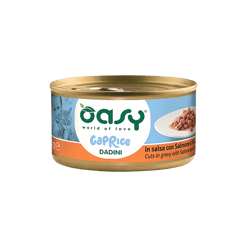 OASY אואסי מעדן חתיכות עוף וסלמון ברוטב