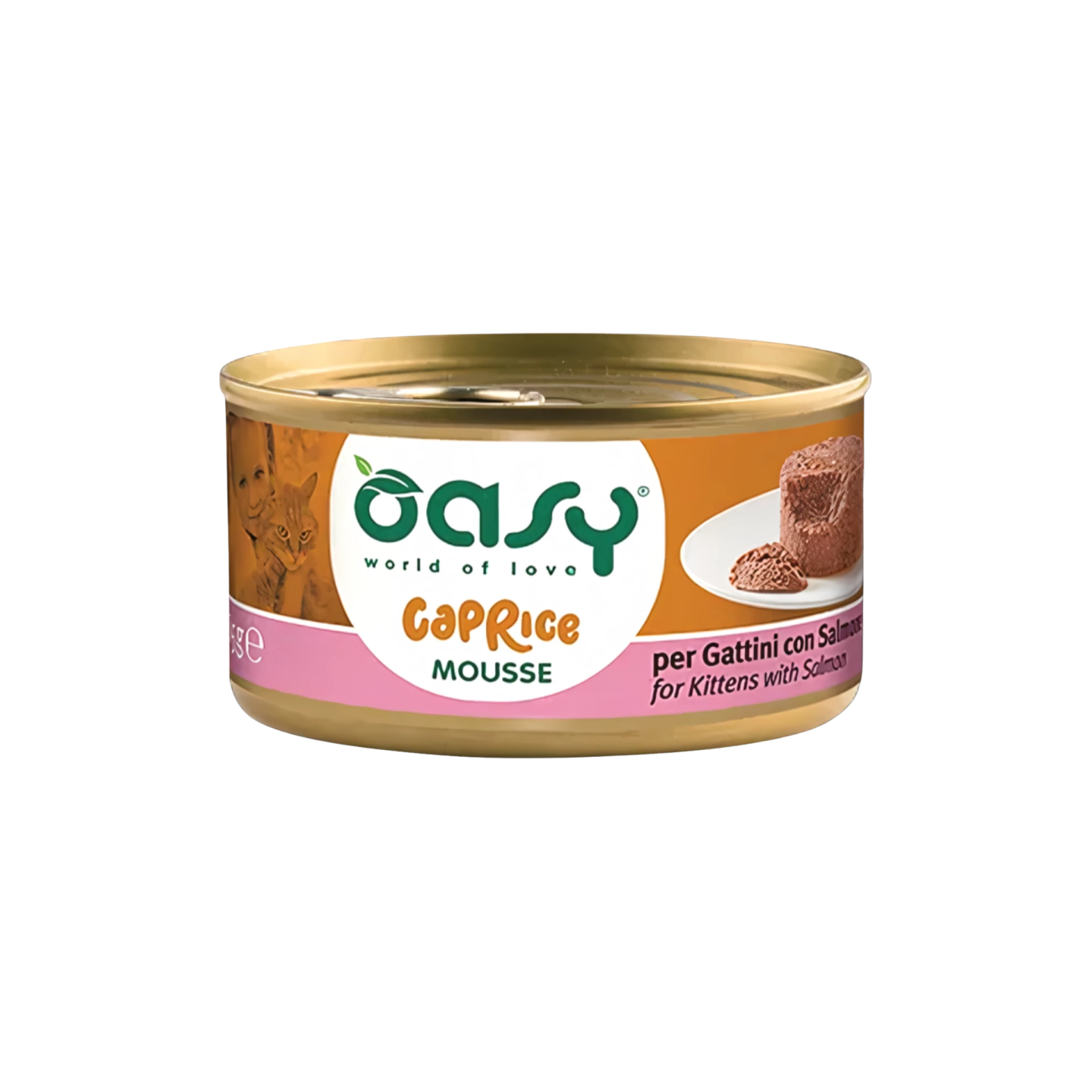 OASY אואסי מעדן מוס בטעם סלמון לחתלתול
