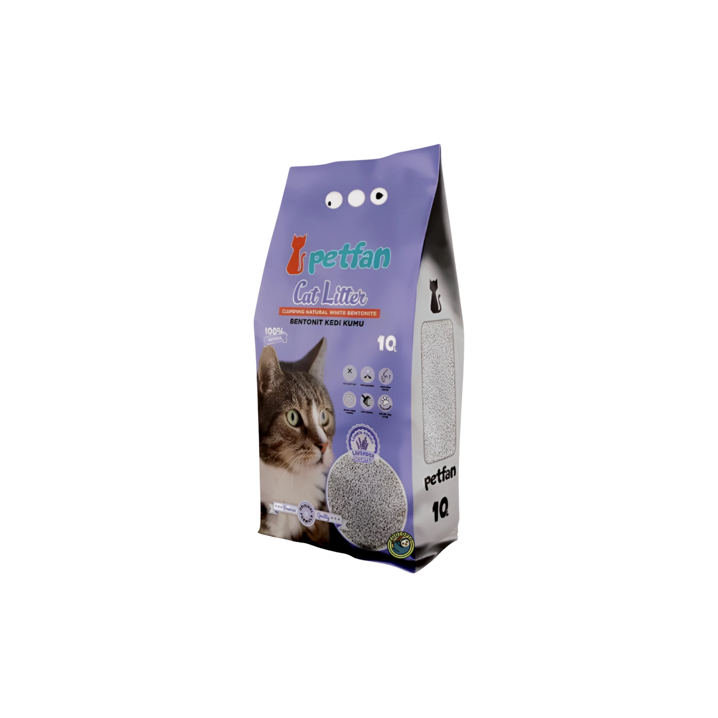 Ultra Pet אולטרה פט חול מתגבש פט פאן לבנדר
