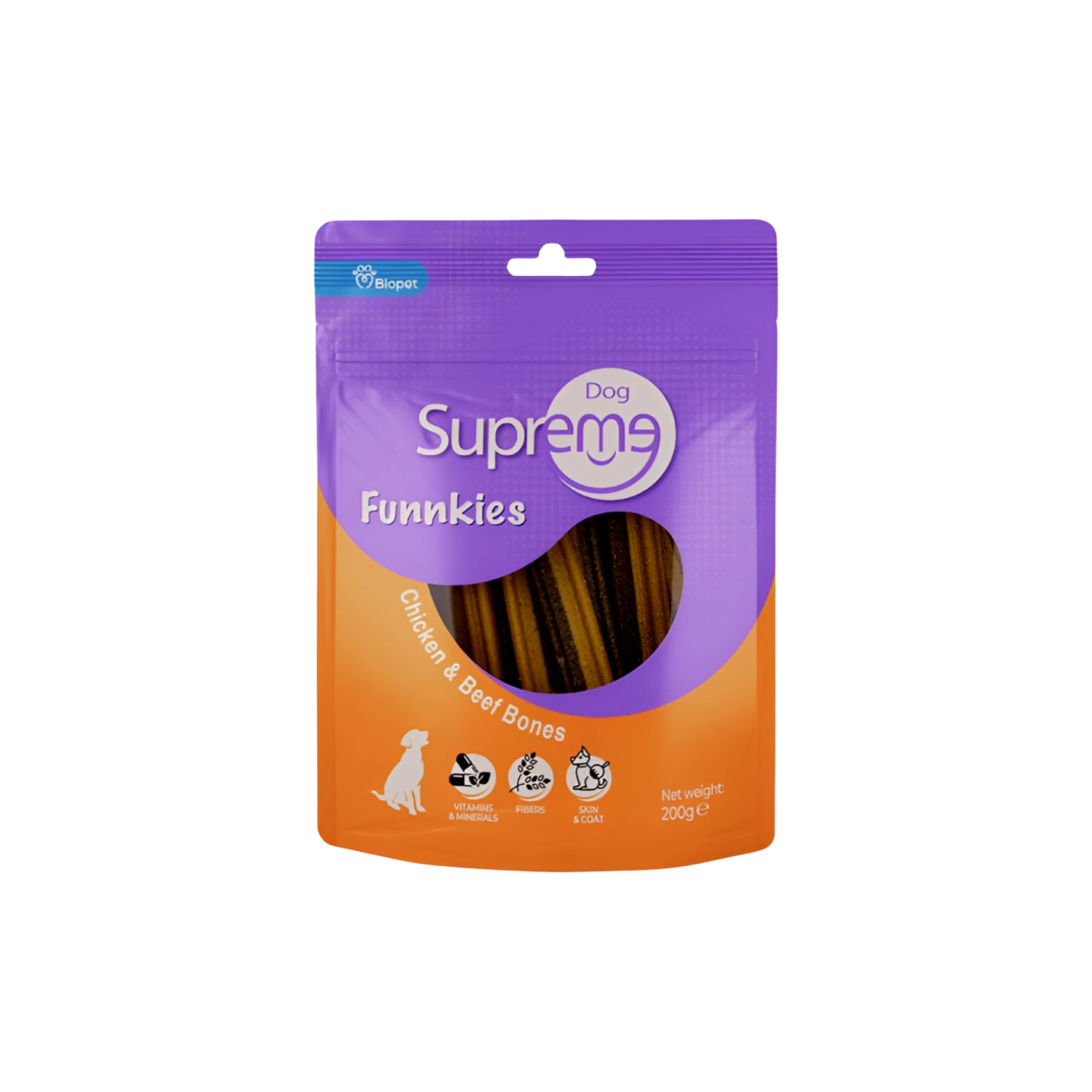 Supreme סופרים חטיף עצם בטעם עוף ובקר