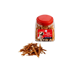 Supreme סופרים חטיף טוויסט עור בציפוי לכלב בטעם עוף