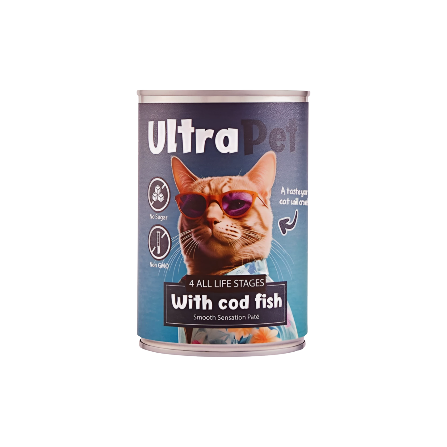 Ultra Pet אולטרה פט פטה בטעם בקלה לחתול