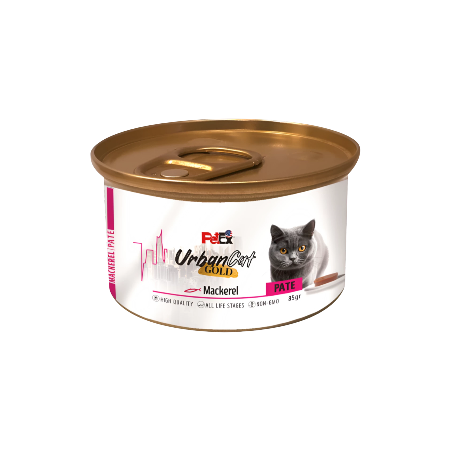 Urban Cat אורבן קט גולד מעדן פטה בטעם מקארל לחתול