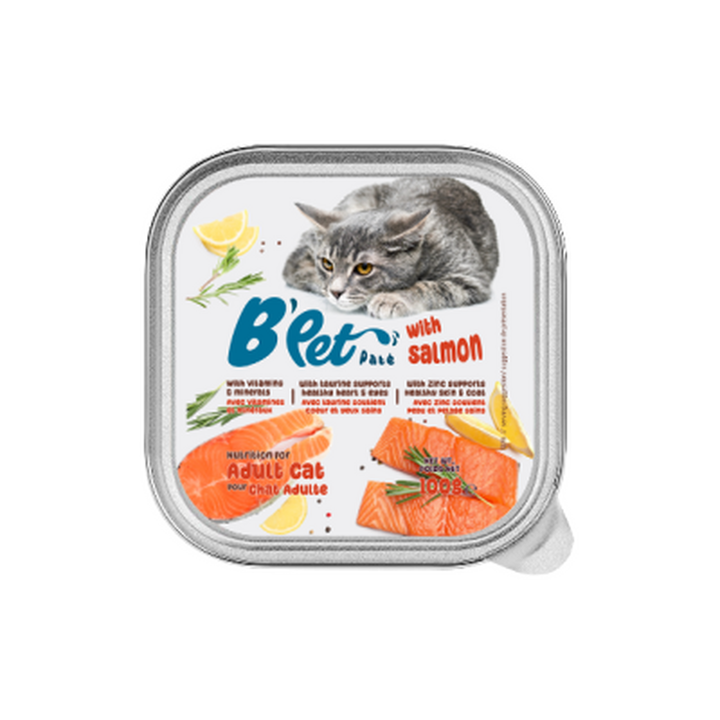 B Pet בי פט מעדן פטה סלמון