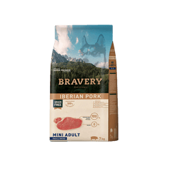 Bravery ברייברי כלב מיני בוגר בטעם חזיר איברי