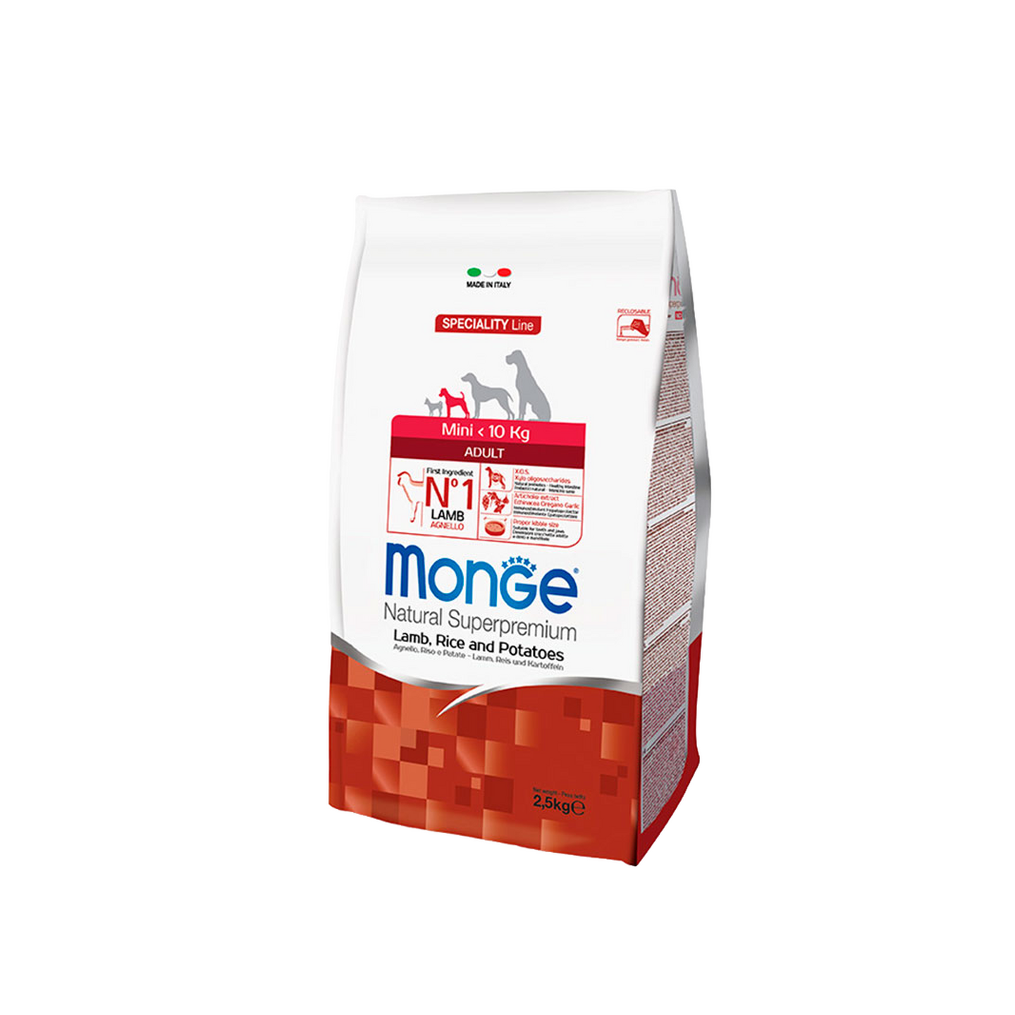 Monge מונג' מיני בוגרים כבש אורז ותפו"א