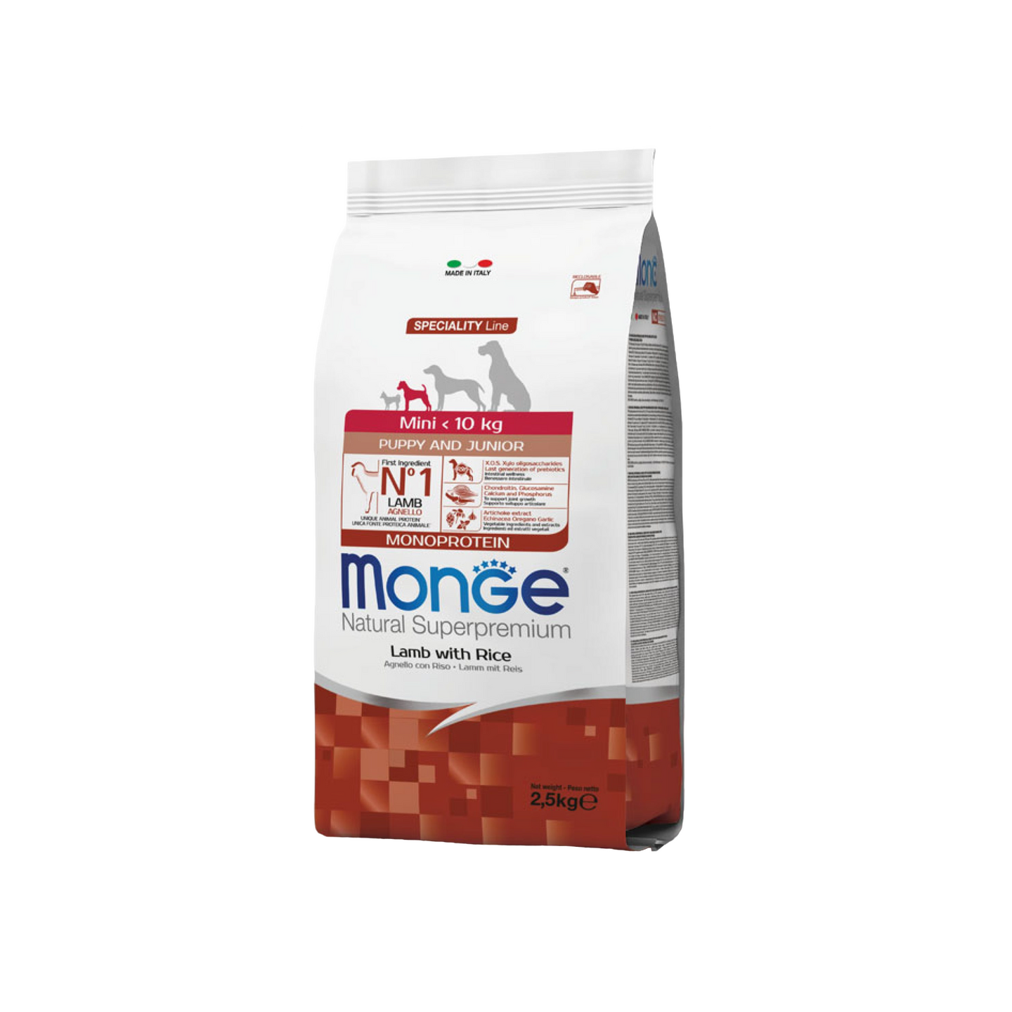 Monge מונג' מיני פאפי כבש ואורז
