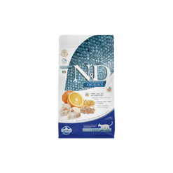 Natural And Delicious נטורל אנד דלישס חתול בוגר דג בקלה ותפוז