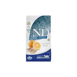 Natural And Delicious נטורל אנד דלישס חתול בוגר דג הרינג ותפוז
