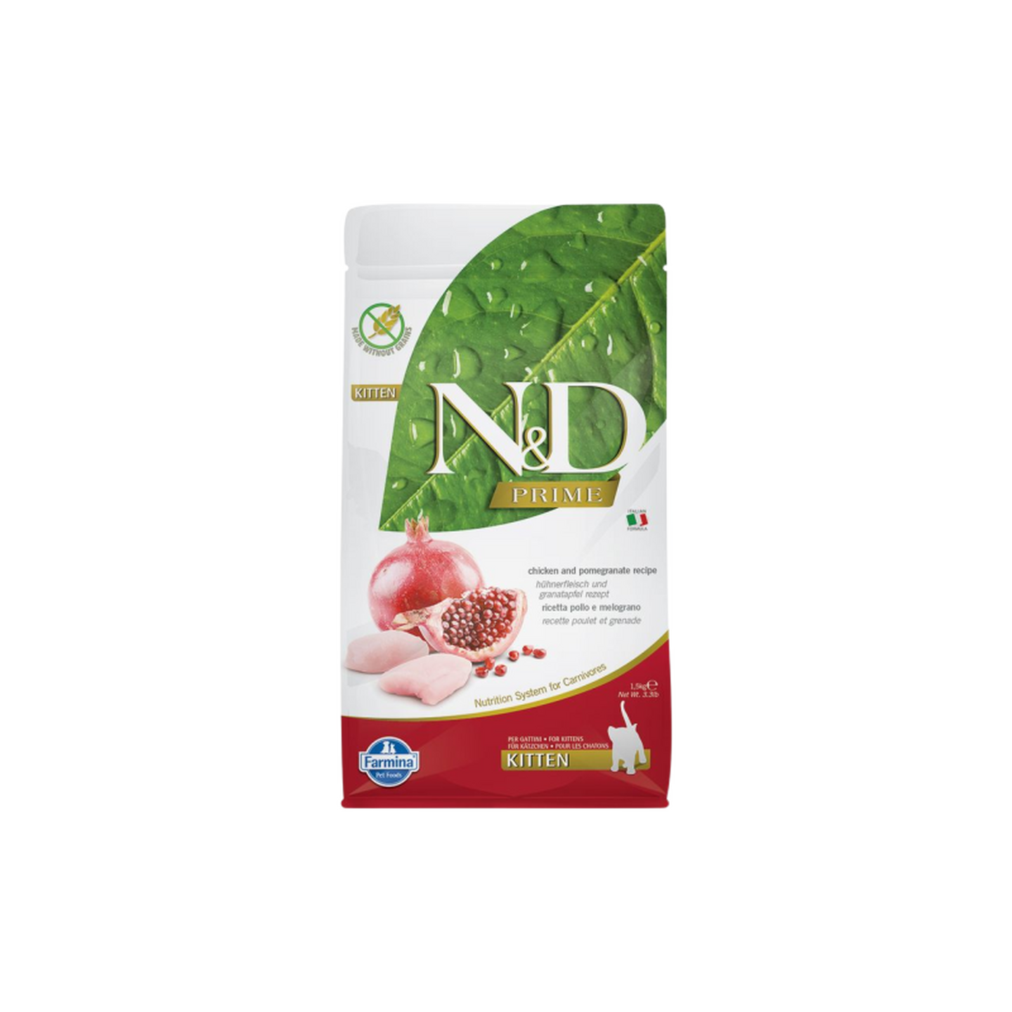 Natural And Delicious נטורל אנד דלישס פריימ עוף ורימון חתלתול