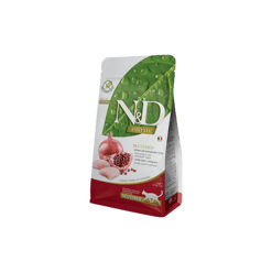 Natural And Delicious נטורל אנד דלישס חתול בוגר עוף ורימון מסורסים