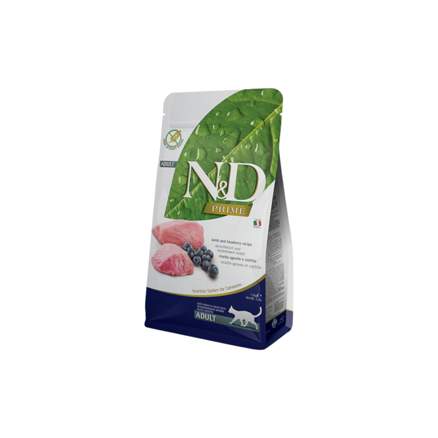 Natural And Delicious נטורל אנד דלישס פריים כבש חתול בוגר