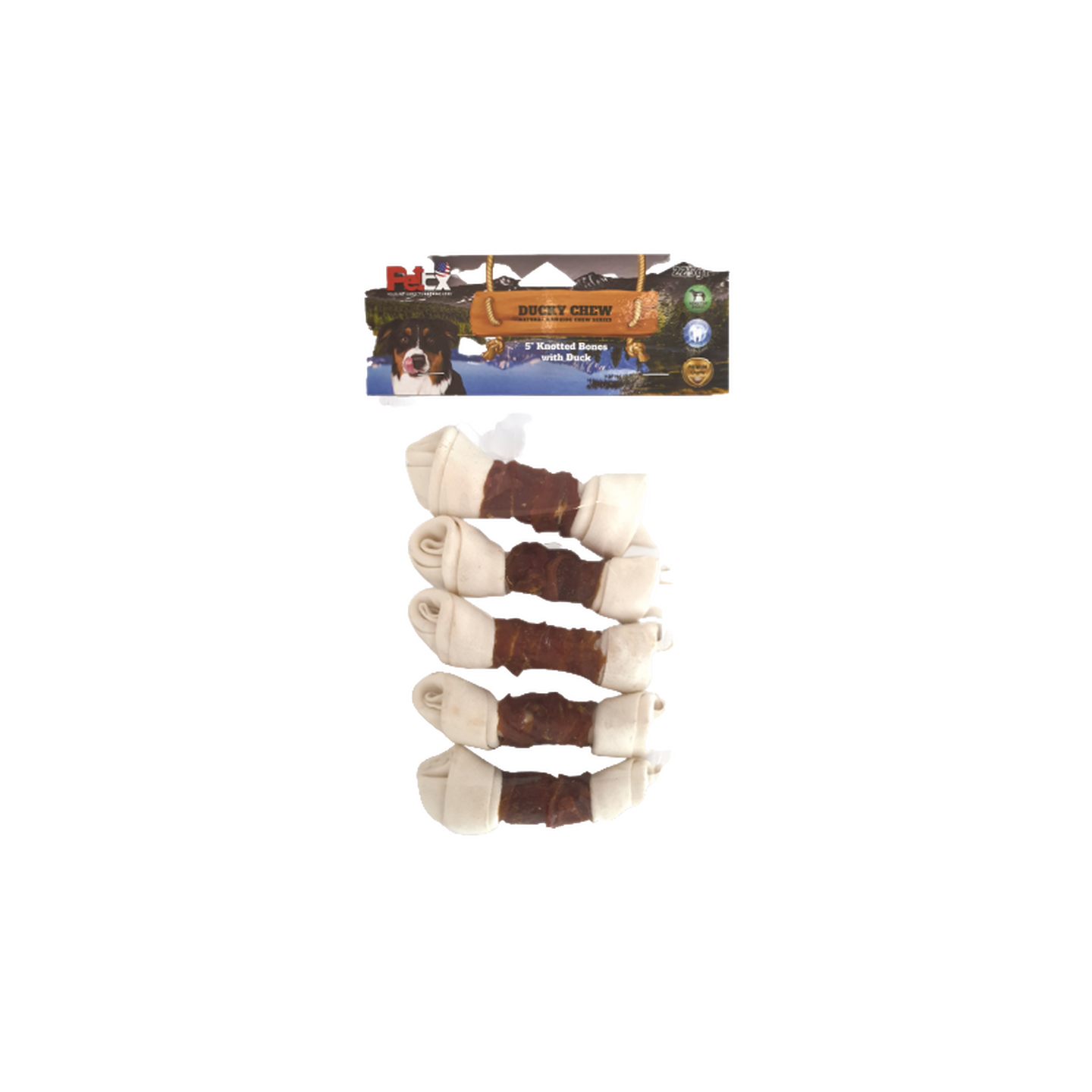 Petex פטקס עצם 5 אינץ' בציפוי ברווז