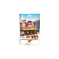 Petex חטיף פטקס באדי סנאק מקלות קלציום בציפוי בשר עוף