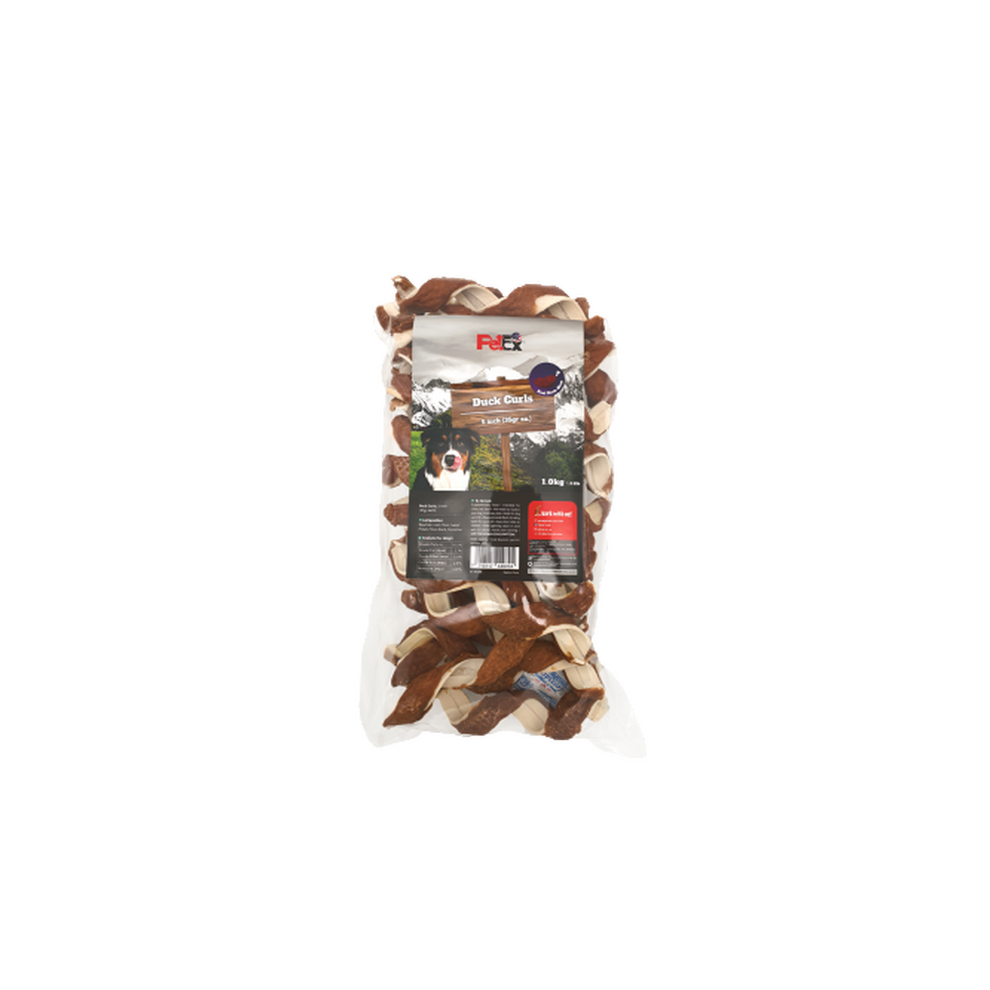 PETEX פטקס עצם מסולסלת ברווז 5 אינץ'