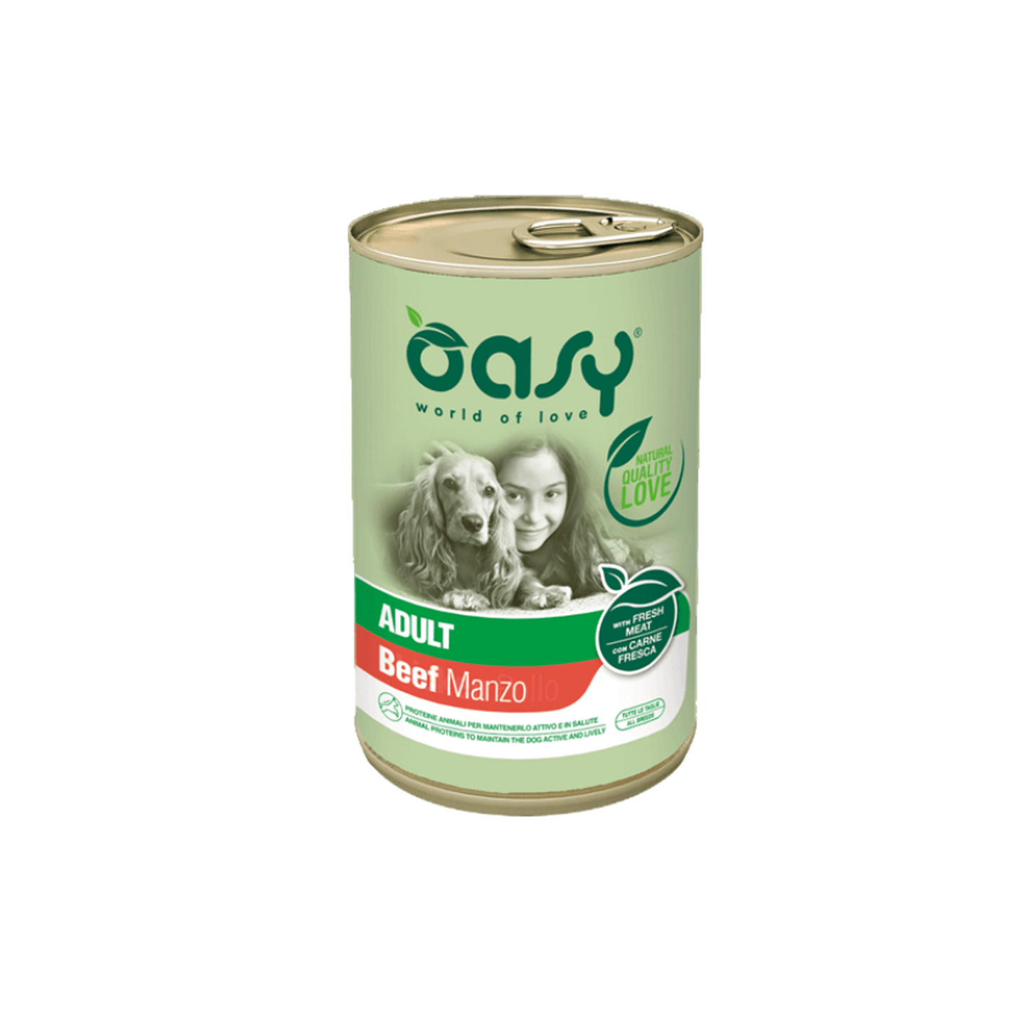 אואסי פטה בקר לכלב