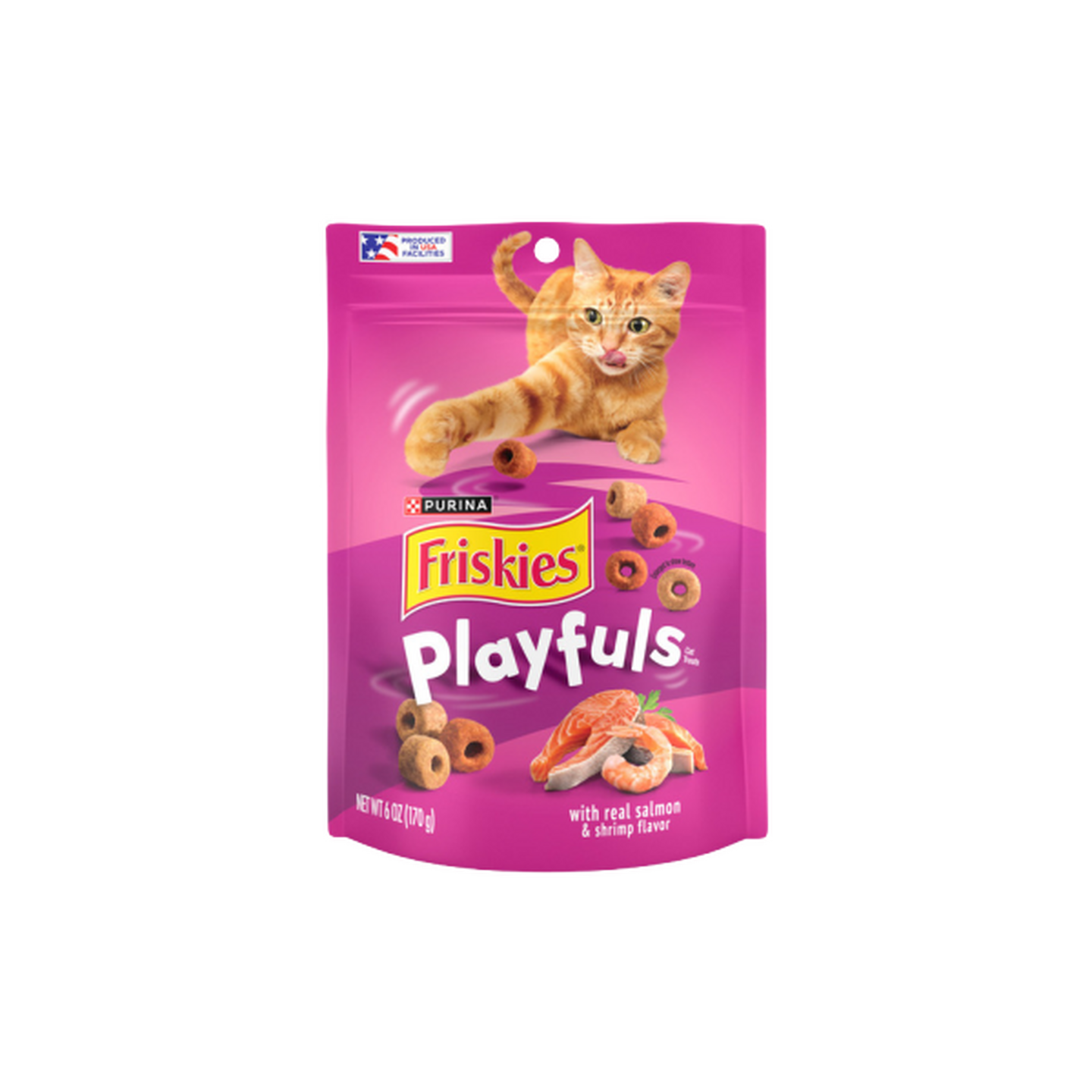 Friskies פריסקיז חטיף פארטי מיקס פלייפולס סלמון ושרימפס