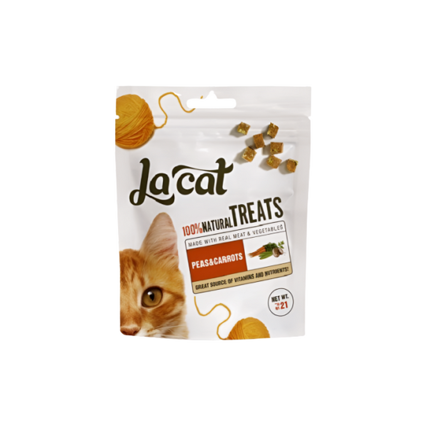 LaCat חטיף לה קאט אפונה וגזר לחתולים