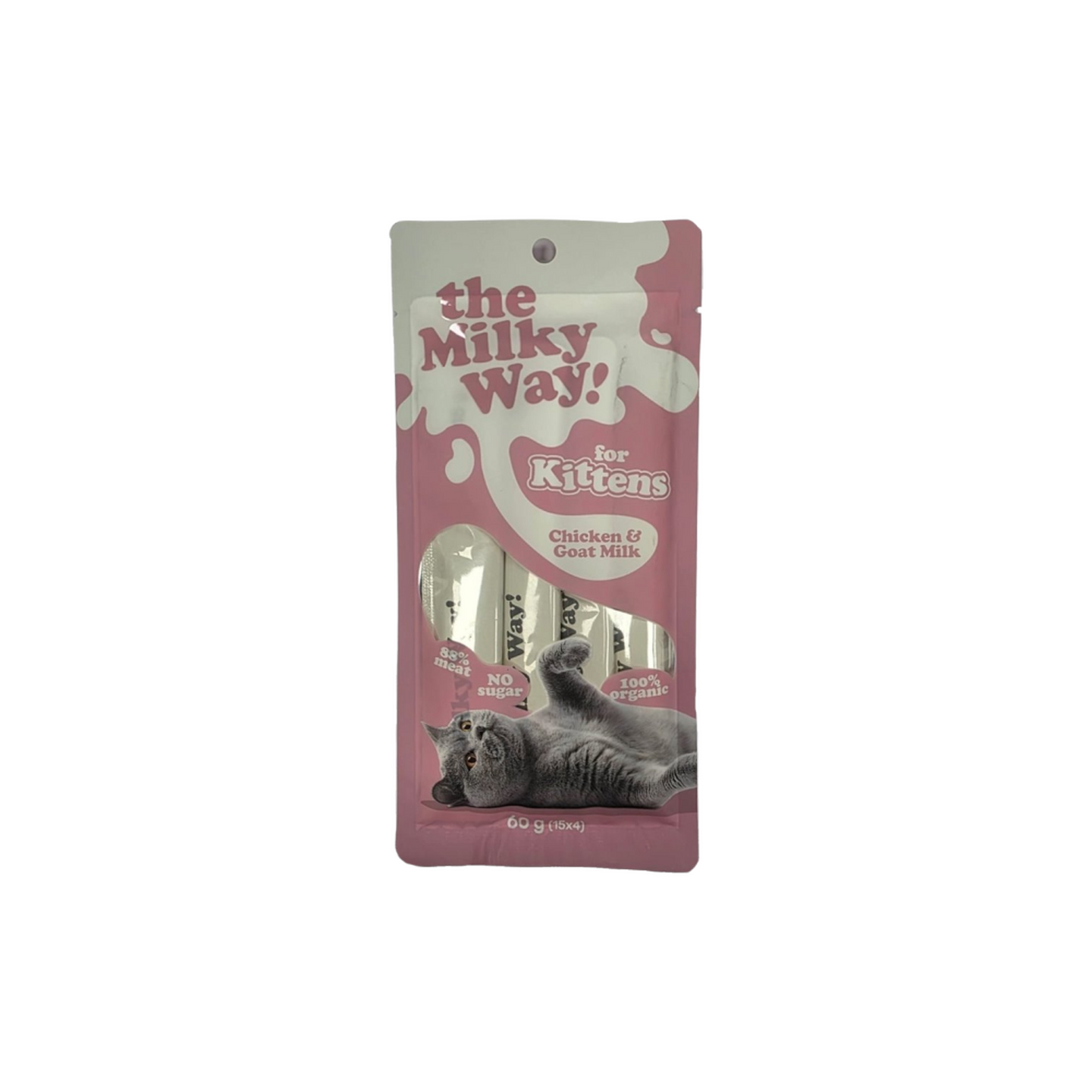 Milky Way מילקי ווי שלוקים בטעם עוף וחלב עזים – קיטן